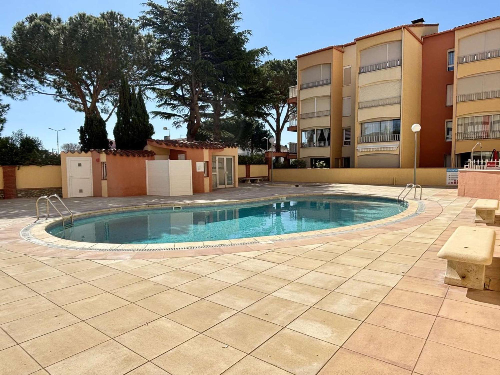 Studio/Cabine 4 Pers, Piscine, Proche Mer, Argeles-Sur-Mer - Fr-1-225-33 Exterior foto